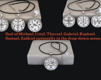 Seal of Michael, Uriel, Thavael, Gabriel, Raphael, Samael, Zadkiel optionally in the drop-down menu.