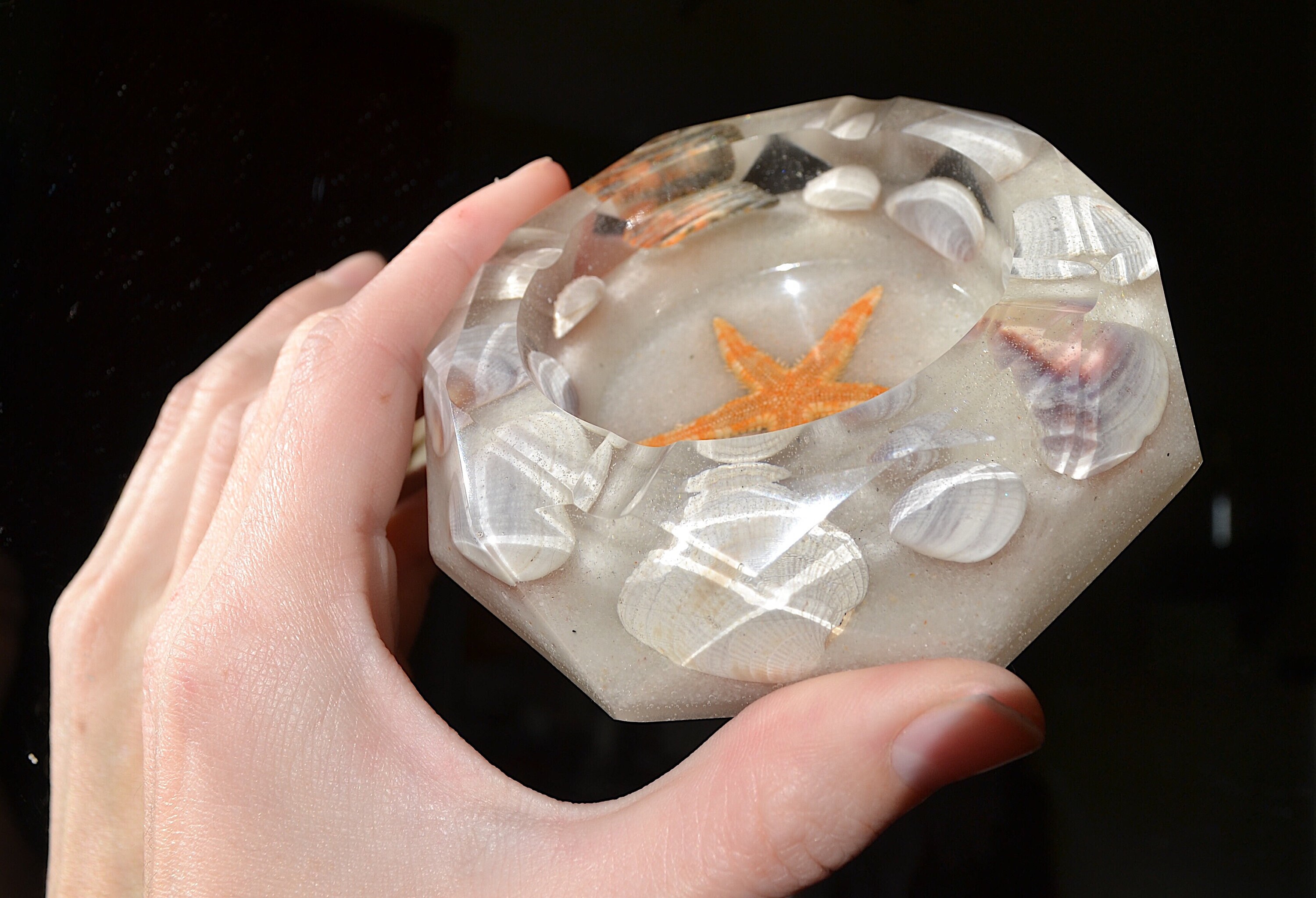 Beach ashtray small resin ashtray underwater ashtray ocean Etsy
