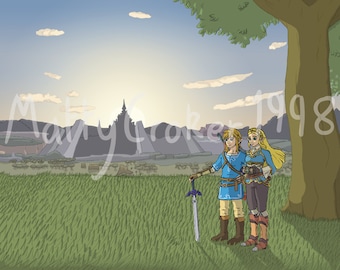 The Legend of Zelda: Breath of the Wild Print