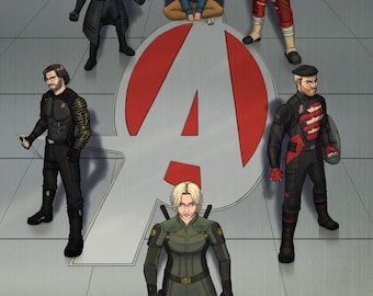 Thunderbolts* *The New Avengers Print