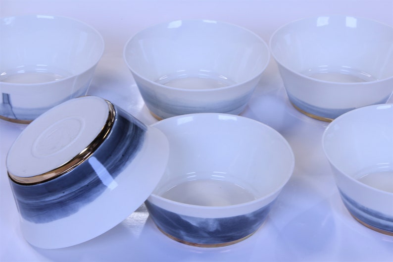 Blue Porcelain bowl image 4