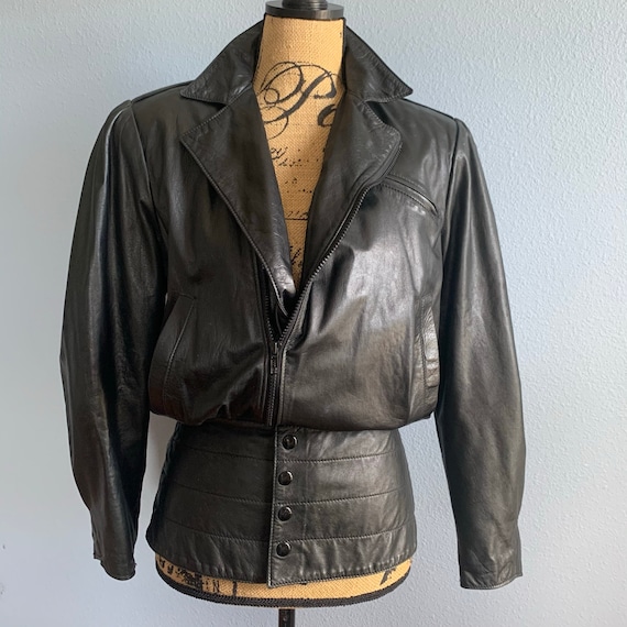 North Beach Leather Black New Wave Leather Moto Ja