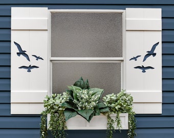 Custom PVC Shutter - Exterior Bird Window Shutter (SOLD INDIVIDUALLY) - Weatherproof & Durable