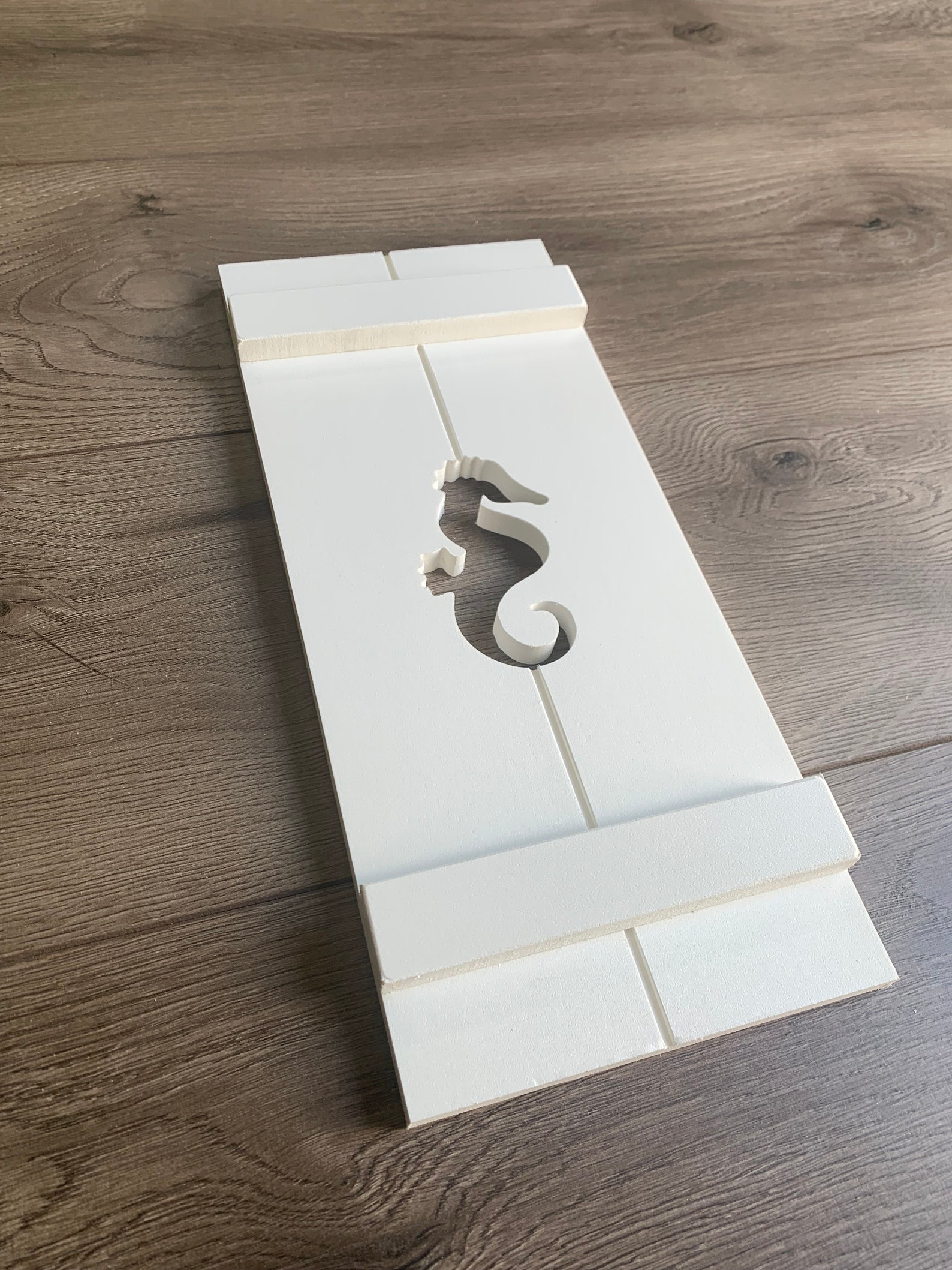 Exterior Shutter Seahorse Shutter for Your Beach House Etsy