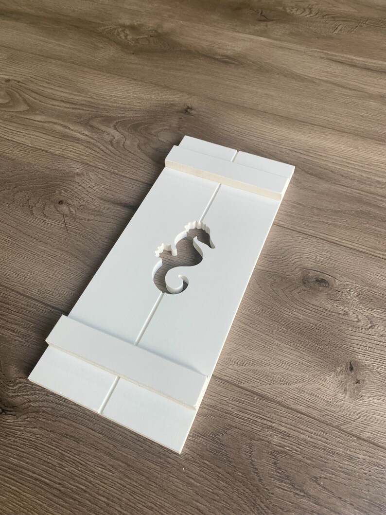 Exterior Shutter Seahorse Shutter for Your Beach House Etsy