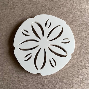 Beach House Decor, Sand Dollar Exterior PVC Sign