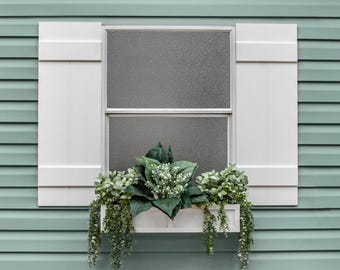 Farmhouse Board and Batten PVC Exterior Shutter (Sold Individually)