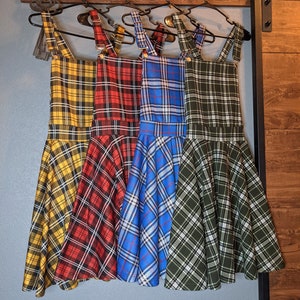 Overall hot sale skater dress
