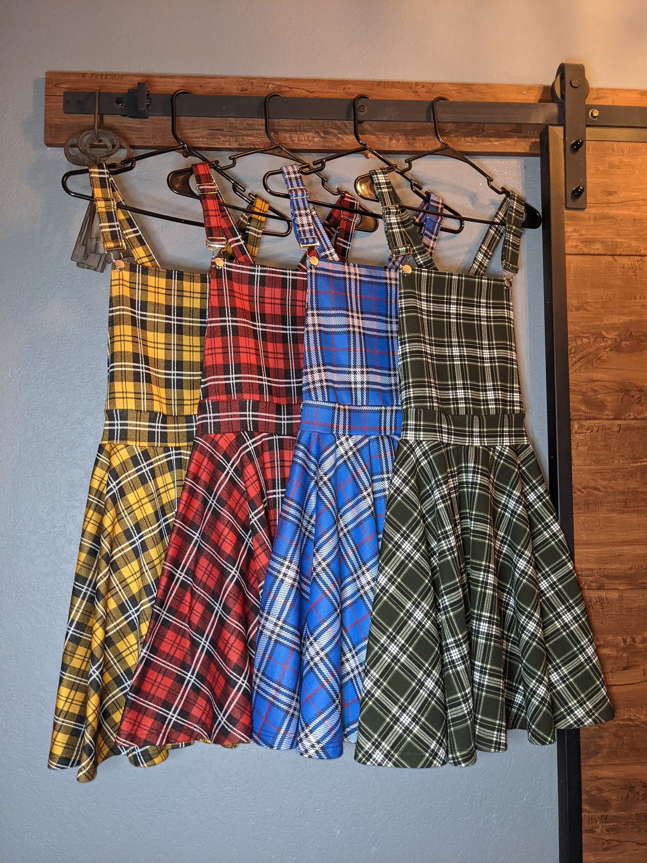 Plaid Jumper Dress - Etsy Plaid Jumper Dress - Etsy