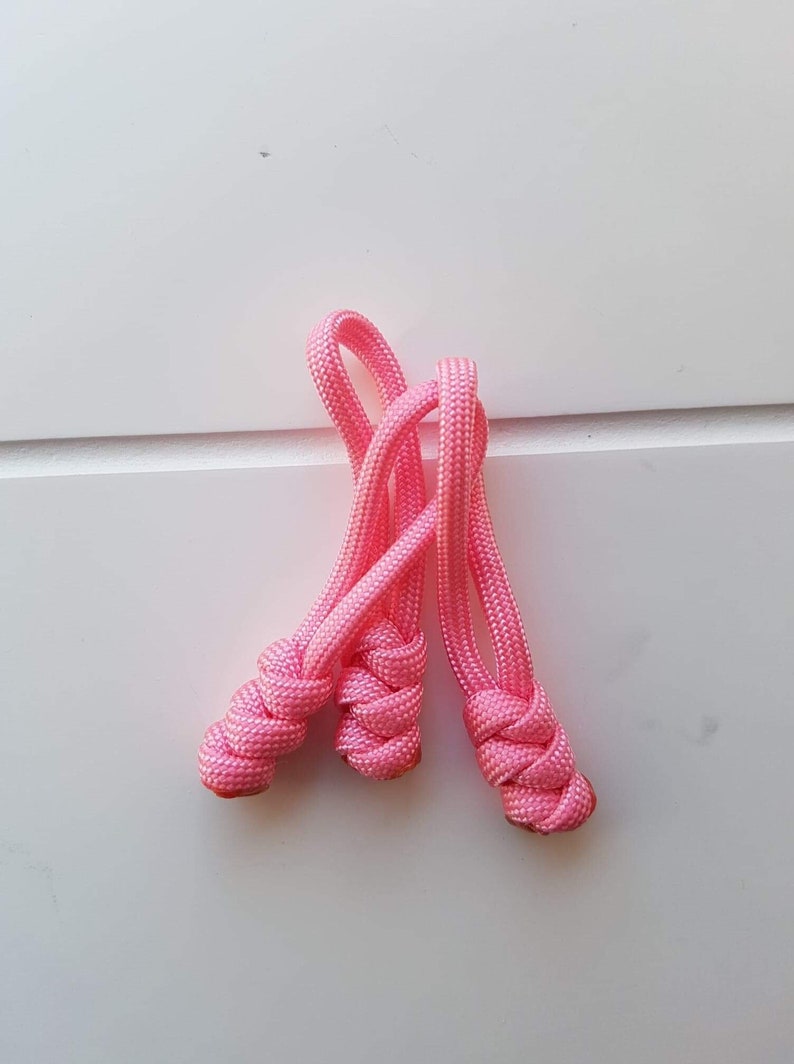 Paracord Snake Knot Zipper pull Etsy