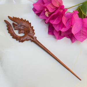 Wooden Eagle Hand Carved Hair stick ~ bird wood hair pin ~ wooden hair fork ~ hair accesories ~ Eco-Friendly Gifting ~ Wood Jewelry Designs