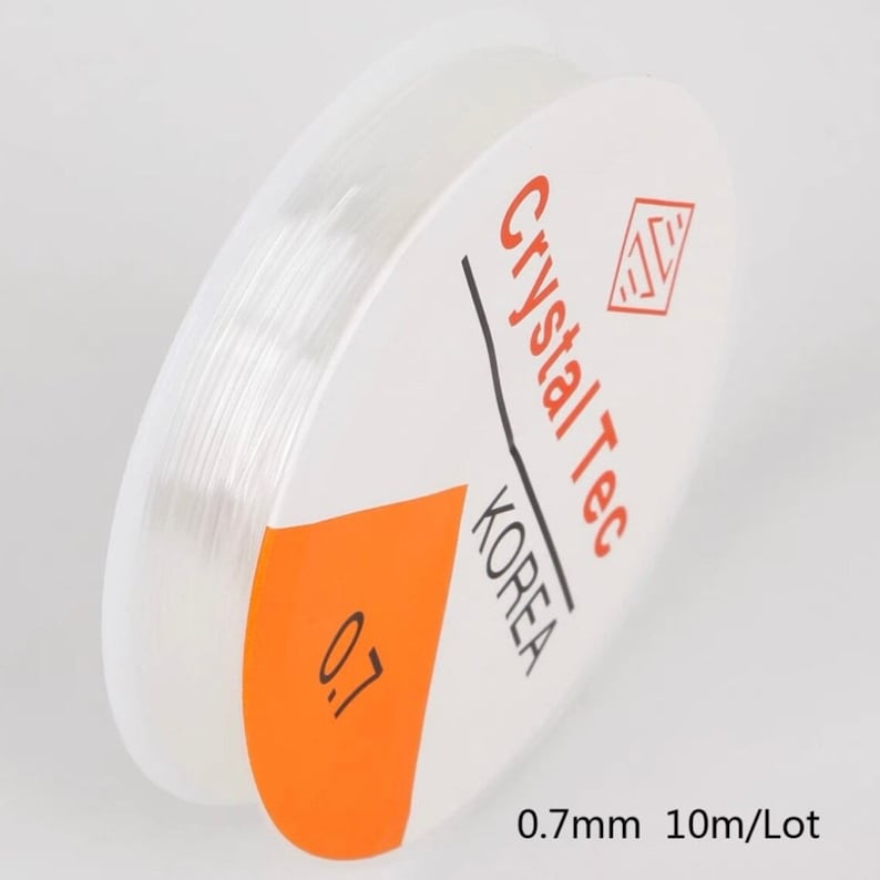 Transparent elastic thread for bracelet making 0.7mm