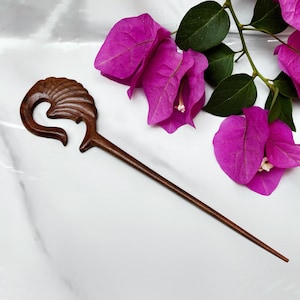 Hand Carved Wing Wooden Hair stick ~ wood hair pin ~ wooden hair fork ~ hair accesories ~ Eco-Friendly Gifting ~ Wood Jewelry Designs