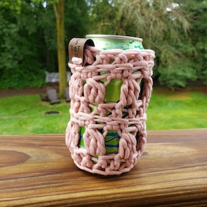 can coozie, can cozy, bottle cozy, jar sleeve, crocheted cozy, crocheted coozie, cozy, crochet, reusable, beverage cozy, ready to ship