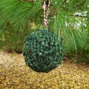 Holiday ornaments, Christmas, tree decoration, knit ornaments, gift giving, holiday gift, stocking stuffers, handmade ornaments, handknit