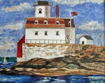 Home Garden Lighthouse Hand Painted Ceramic Art Ile 6 X 6 Inches With Cork Back Home Decor Home Garden Lighthouse Hand Painted Ceramic Art Ile 6 X 6 Inches With Cork Back Home Decor