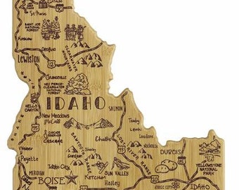Free Shipping-State Shape Cutting Board- Idaho to Massachusetts  (All 50 States available)