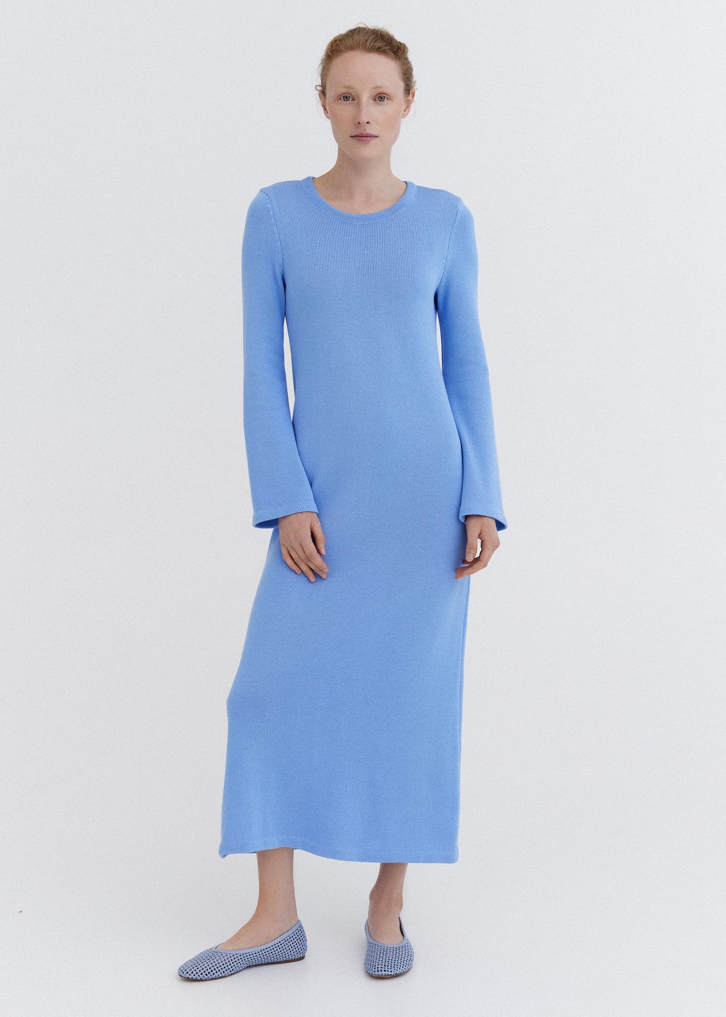 cotton knit a line dresses English Factory main image 1