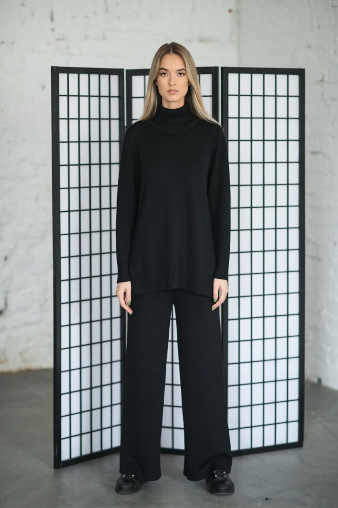 Ensemble pull pantalon laine hotsell