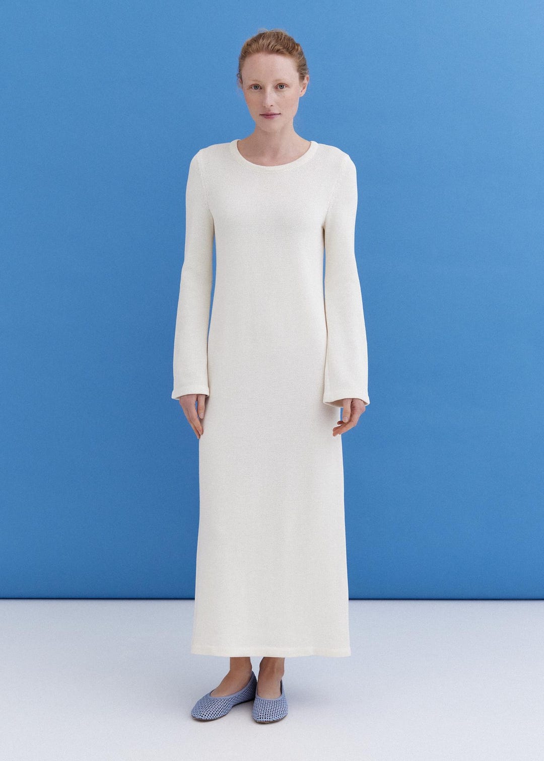 cotton knit a line dresses Allure Bridals 9966 – Nearly Newlywed main image 0