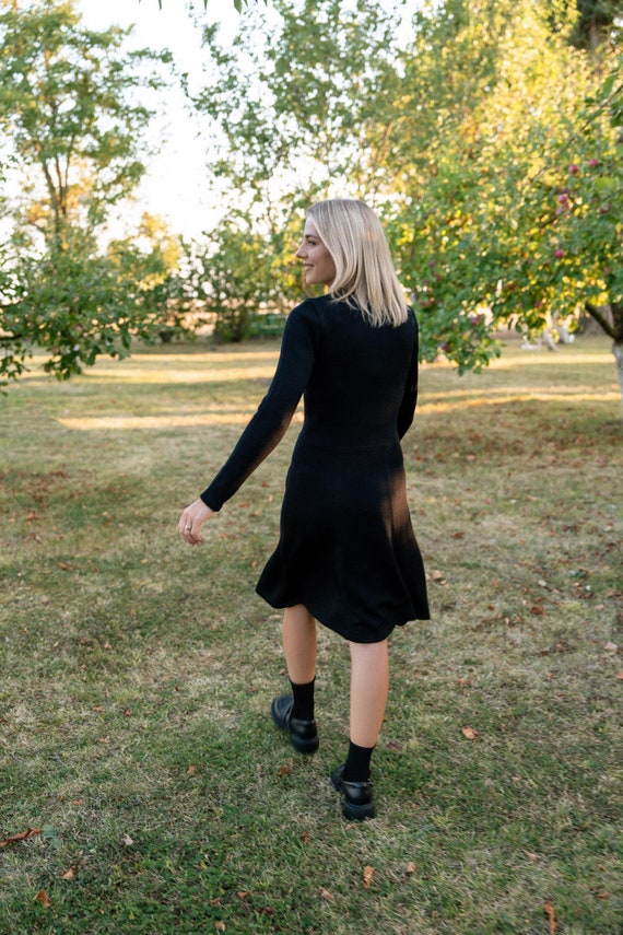 merino wool jumper dress FREYA in Coral - 100% Cruelty Free Wool using a mild detergent suitable for wool.Gently reshape while wetLeave to dry naturally on a flat surface away from direct heat Chanyarn Women's Merino Wool Blend