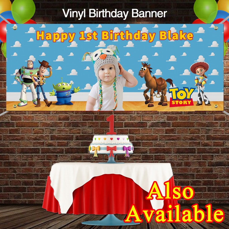 Custom Toy Story Birthday Button Set of 3, Toy Story Party, Custom