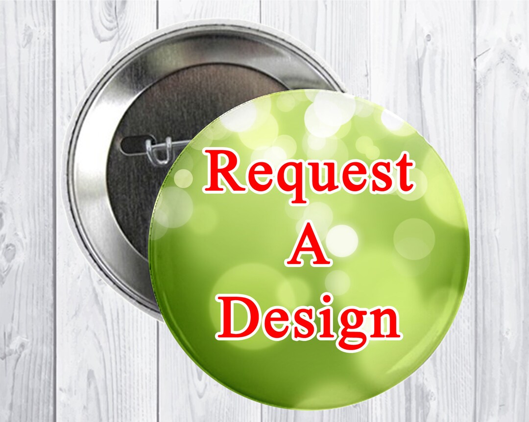 Custom Button, Pin Back Button, Custom Party Favor, Pin Badge, Bulk ...