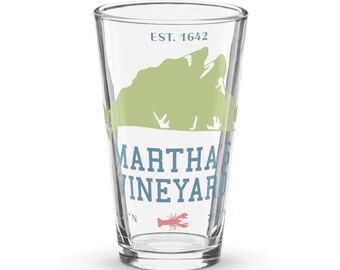 Martha's Vineyard Shaker pint glass