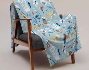 Surf City LBI NJ Soft-touch plaid