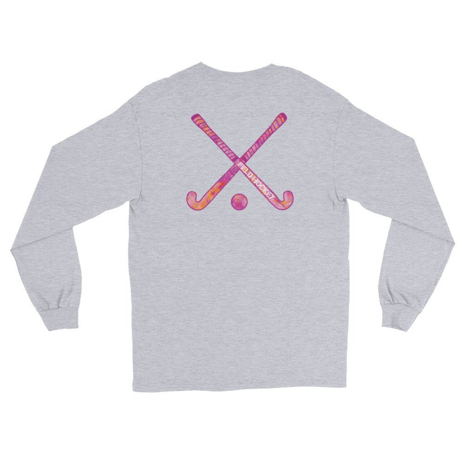 FIELD HOCKEY Long Sleeve TShirt Etsy