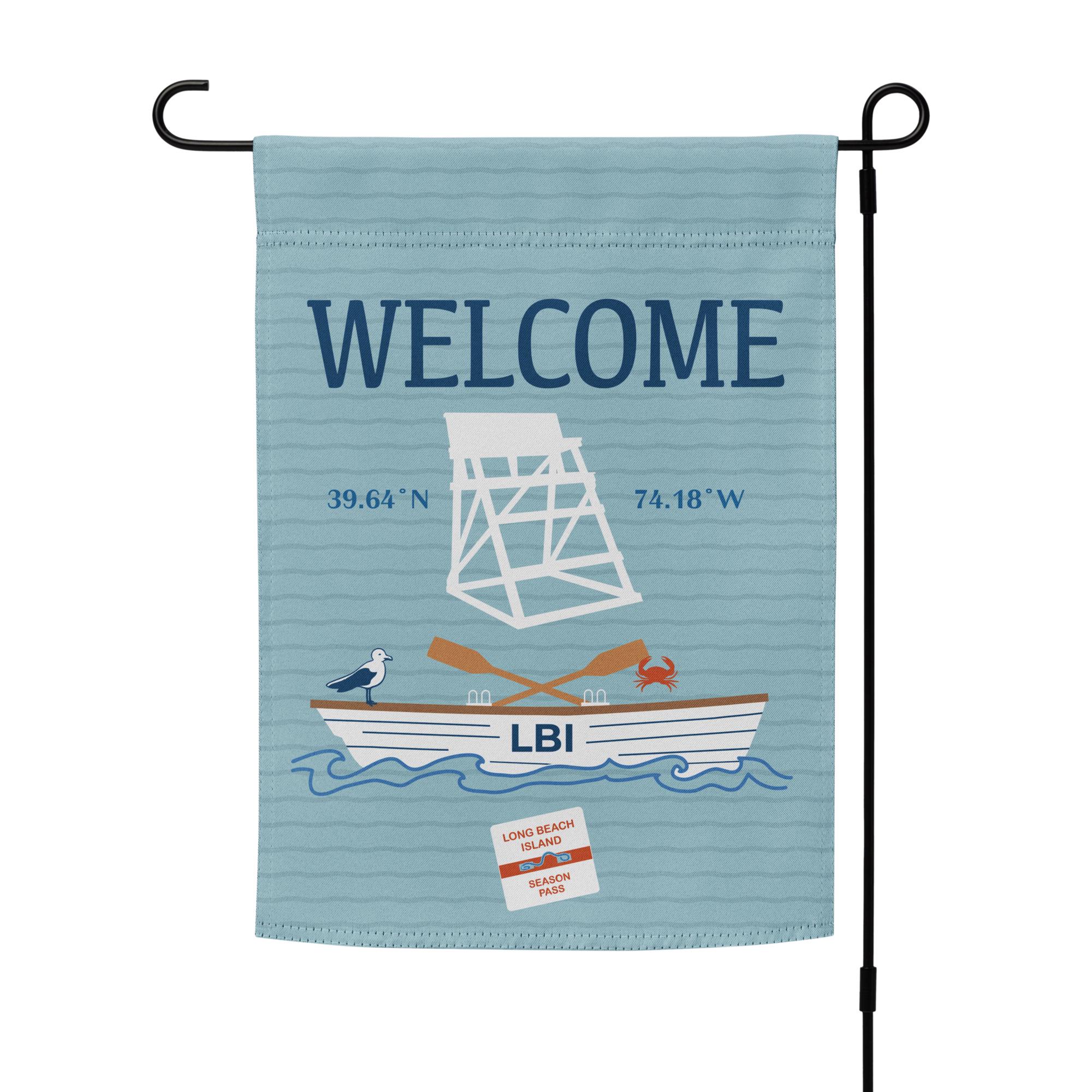 LBI Garden flag for Long Beach Island gift and home