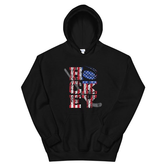 Ice Hockey Unisex Hooded Sweatshirt 