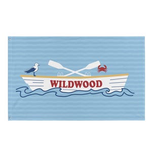 Wildwood NJ decorative Flag banner