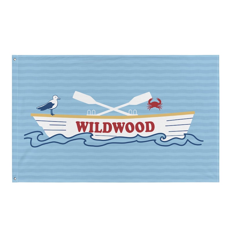Wildwood NJ decorative Flag banner