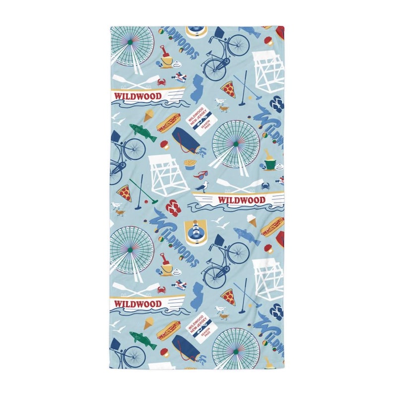 Wildwood, NJ Beach and Bath Towel