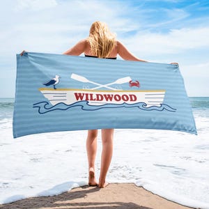 Wildwood, NJ beach and bath Towel