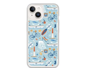 LBI New Jersey MagSafe® clear case for iPhone® Long Beach Island NJ gift