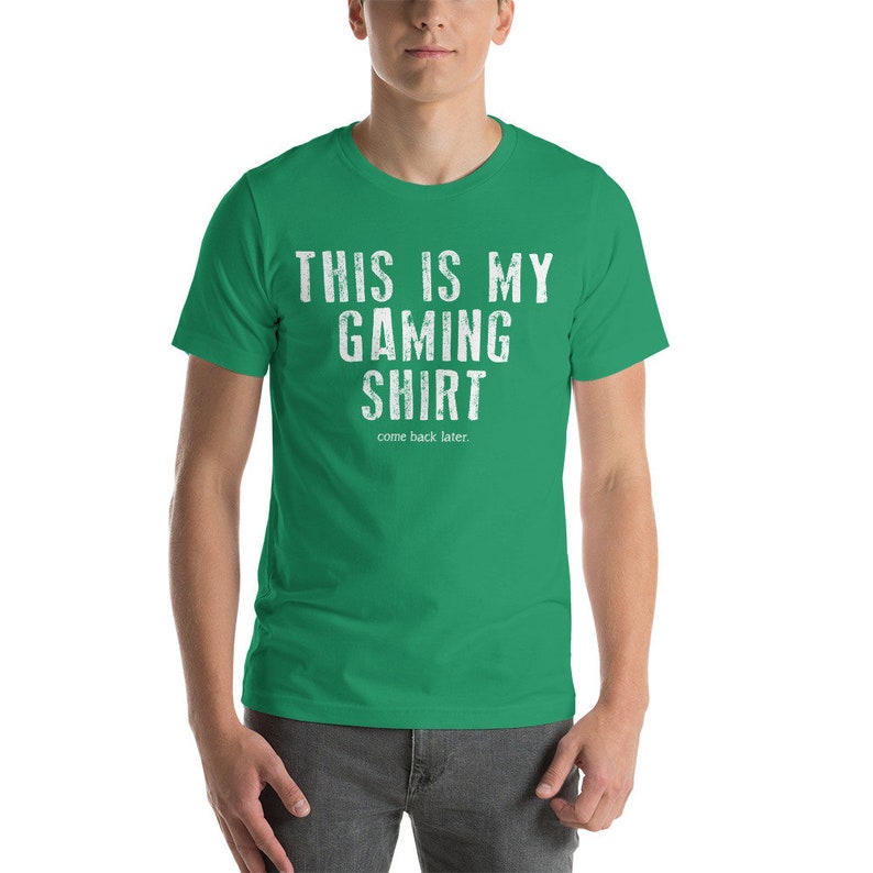 Gaming Shortsleeve Unisex Tshirt This is My Gaming Shirt Etsy