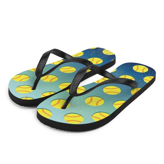 softball flip flops