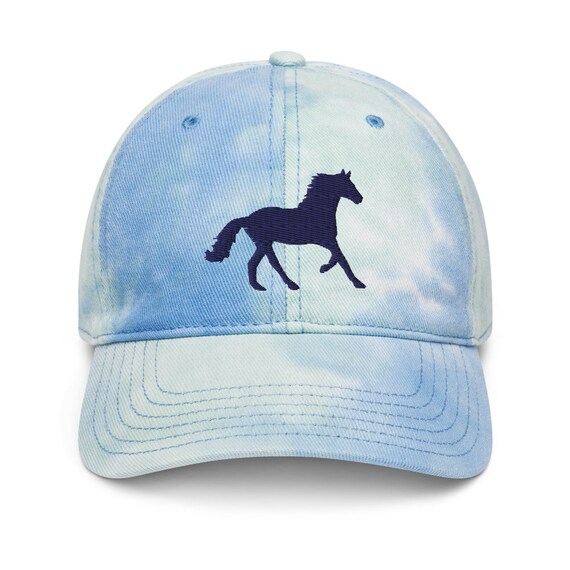 Riding Tie Dye Hat Horseback Riding 