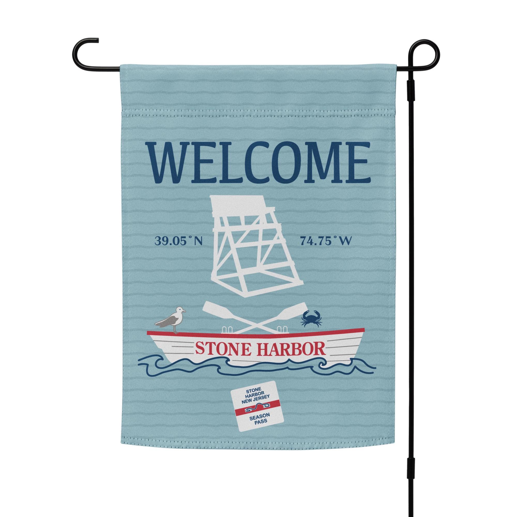 Stone Harbor NJ Garden Flag UK