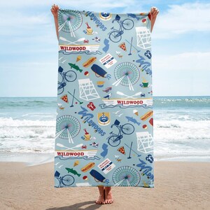Wildwood, NJ Beach and Bath Towel