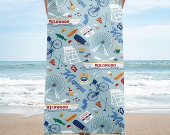 Wildwood, NJ Beach and Bath Towel