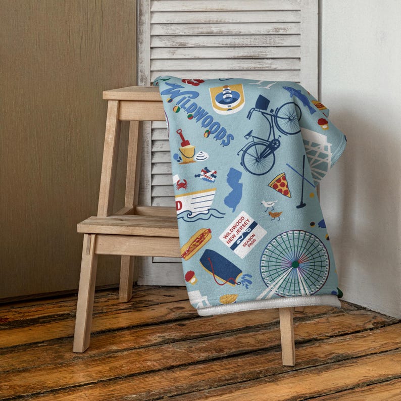 Wildwood, NJ Beach and Bath Towel