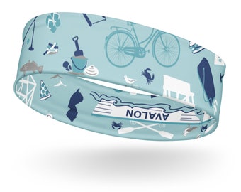 Avalon NJ fashion hoofdband, stretchhoofdband voor sportoefeningen met Avalon-ontwerp voor haar