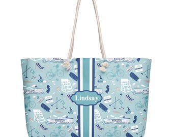 Custom order- Lindsay- Avalon Mahjong Tote Bag