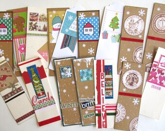 Bookmarks Large Lot Holiday Christmas Valentine's Day Handmade