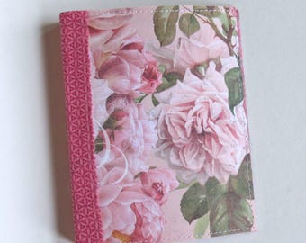 Glue Book Handmade OOAK Pink Flowers