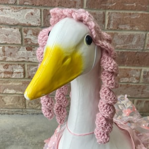 Long PINK Ringlet Wig