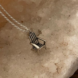 Adirondack chair necklace
